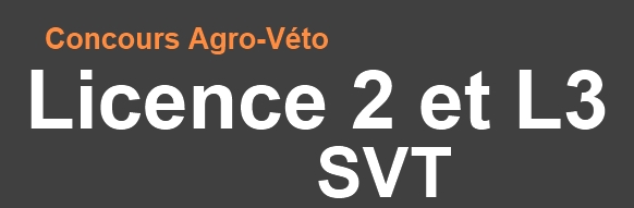 concours agro veto l2 l3 svt