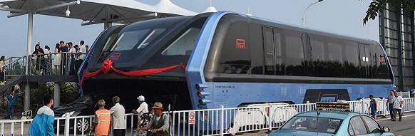 Le bus du futur testé en Chine